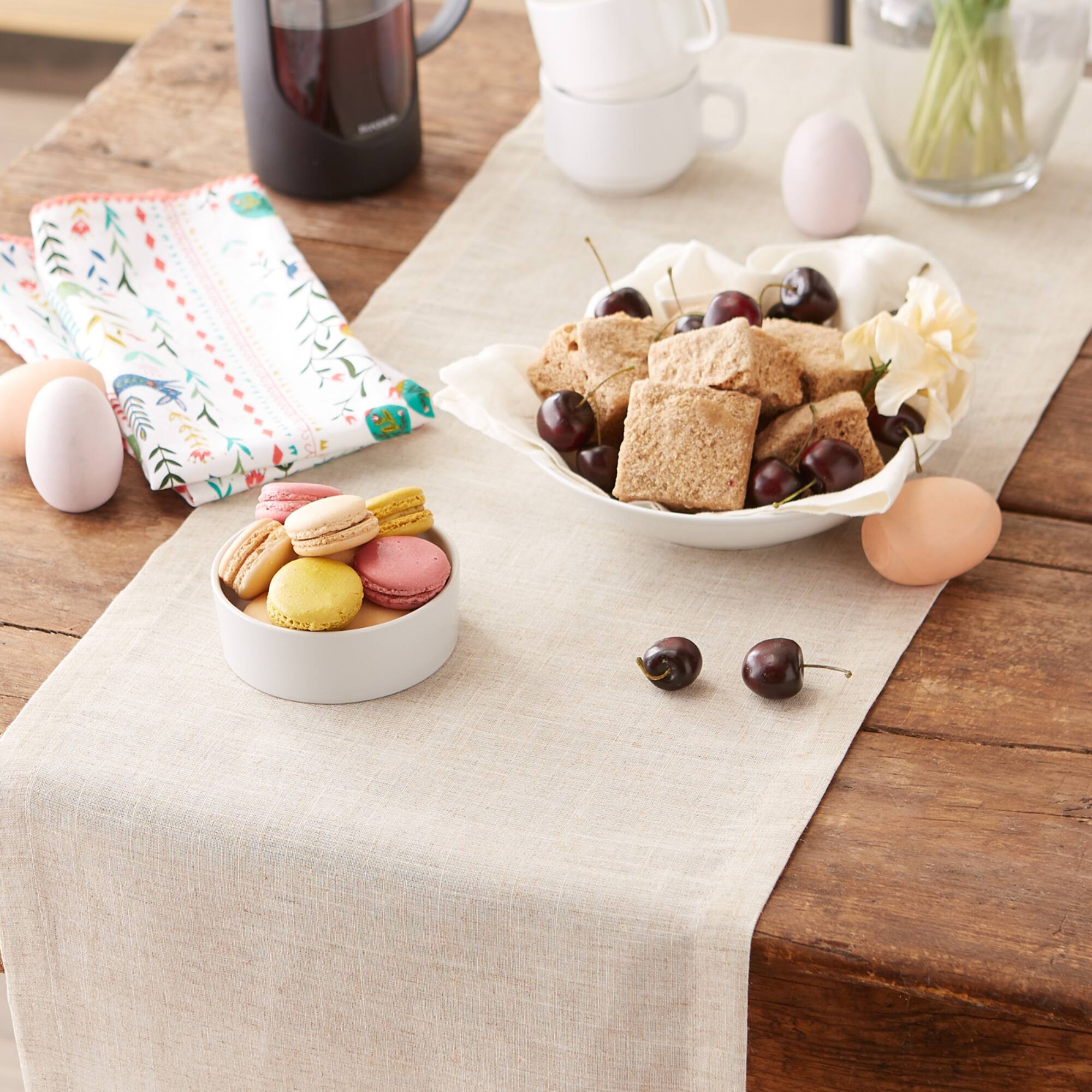 DII® 70" Spring Meadow Embroidered Table Runner